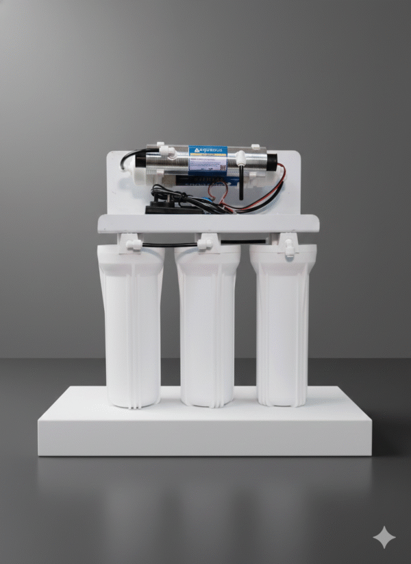 Aqueous Open-Flow UV + 5-Stage Pre-Filtration Water Purifier | UV Disinfection System