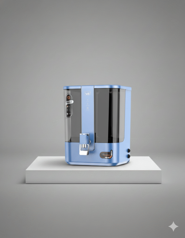 Aqueous V5 Blue – RO + UF + Copper + TDS Controller Water Purifier | 7-Stage Purification | 1-Year Warranty